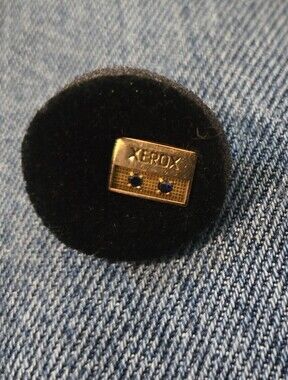 Xerox Employee Service Pin 10k Gold Filled W Sapphire Chips